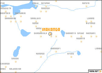 map of Imakanda