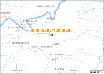 map of Imām as Sayyid Manşūr