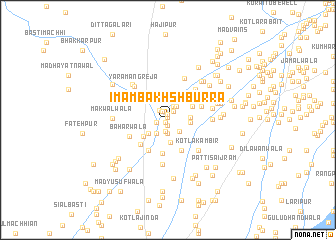 map of Imām Bakhsh Burra