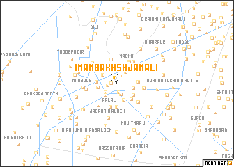map of Imām Bakhsh Jamāli