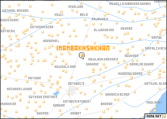 map of Imām Bakhsh Khān