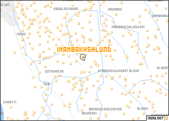 map of Imām Bakhsh Lund