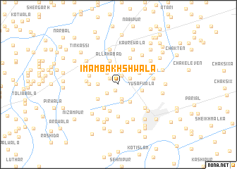 map of Imām Bakhshwāla