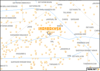 map of Imām Bakhsh