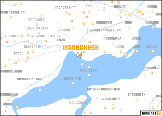 map of Imām Bakhsh