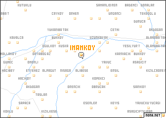 map of İmamköy