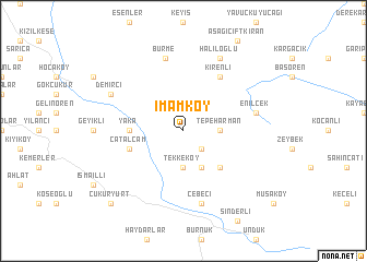 map of İmamköy