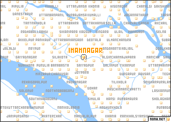 map of Imāmnagar