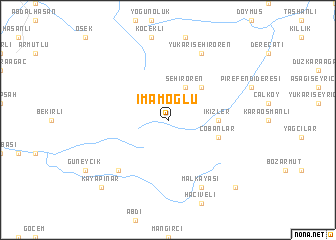 map of İmamoğlu