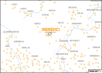 map of Imamovići