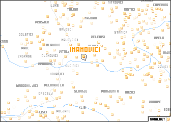 map of Imamovići