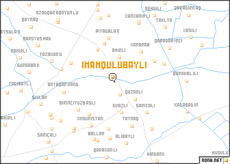 map of İmamqulubǝyli