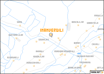 map of İmamverdili