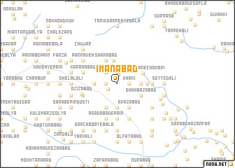 map of Īmānābād