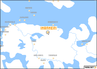 map of Imanmeri