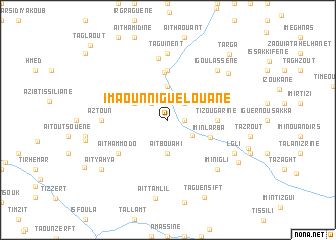 map of Imaoun nʼIguelouane