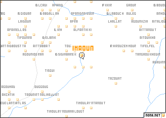 map of Imaoun