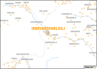 map of Ïmar Khān Khel Kili