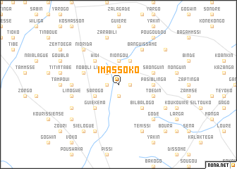 map of Imassoko