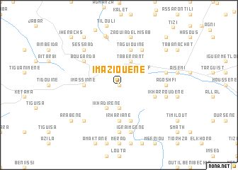map of Imaziouene