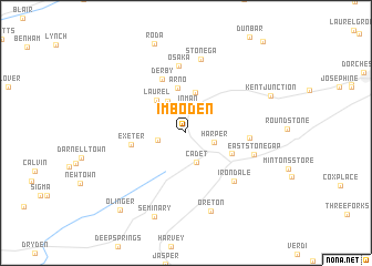 map of Imboden