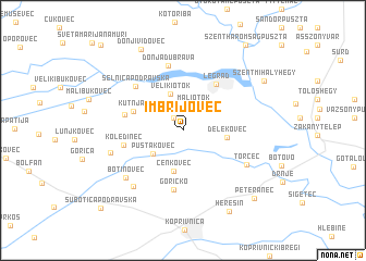 map of Imbrijovec