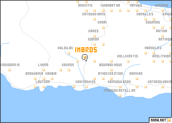 map of Ímbros