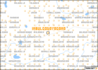 map of Imbulgodayagama