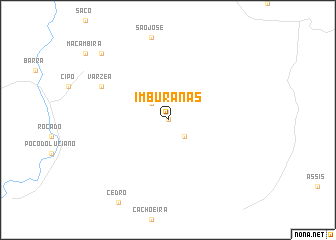 map of Imburanas