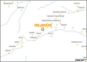 map of Imejanene