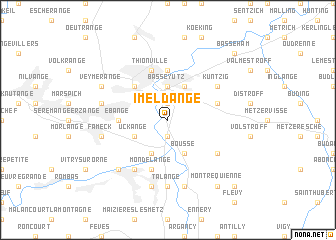 map of Imeldange