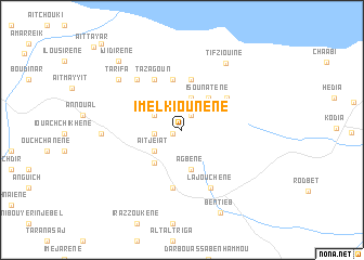 map of Imelkiounene