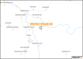 map of Imendyashevo