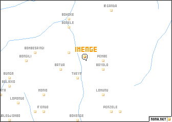 map of Imenge