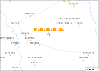 map of Imeni Budënnogo