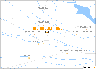 map of Imeni Budënnogo