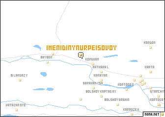 map of Imeni Diny Nurpeisovoy