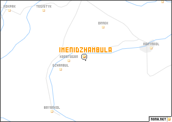 map of Imeni Dzhambula