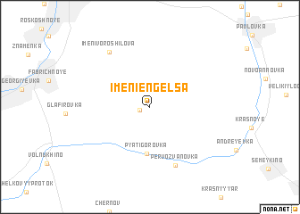 map of Imeni Engelʼsa