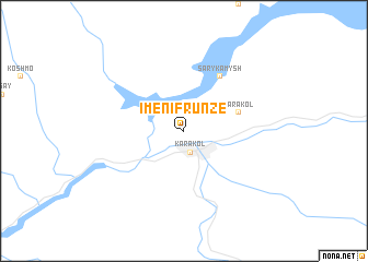 map of Imeni Frunze