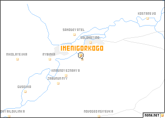 map of Imeni Gor\