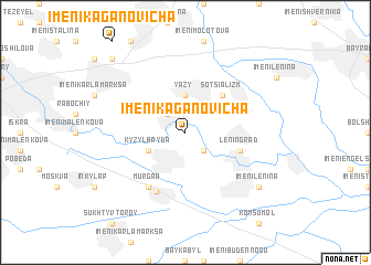 map of Imeni Kaganovicha