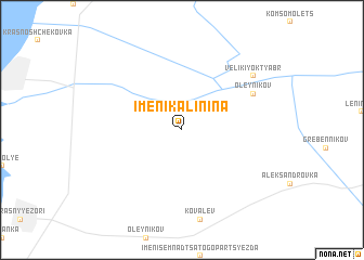 map of Imeni Kalinina