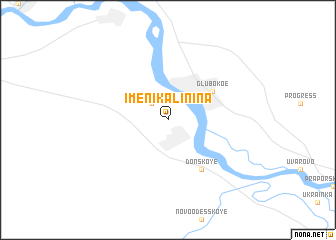 map of Imeni Kalinina