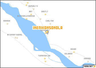 map of Imeni Komsomola