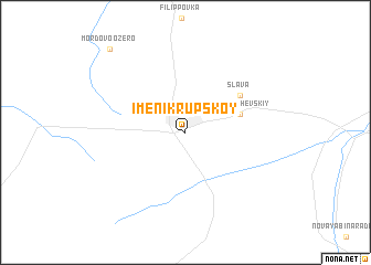 map of Imeni Krupskoy