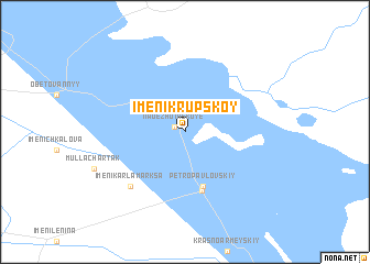 map of Imeni Krupskoy