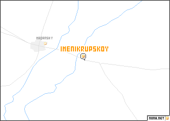 map of Imeni Krupskoy