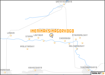 map of Imeni Maksima Gor\