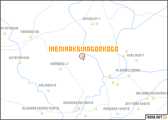 map of Imeni Maksima Gor\